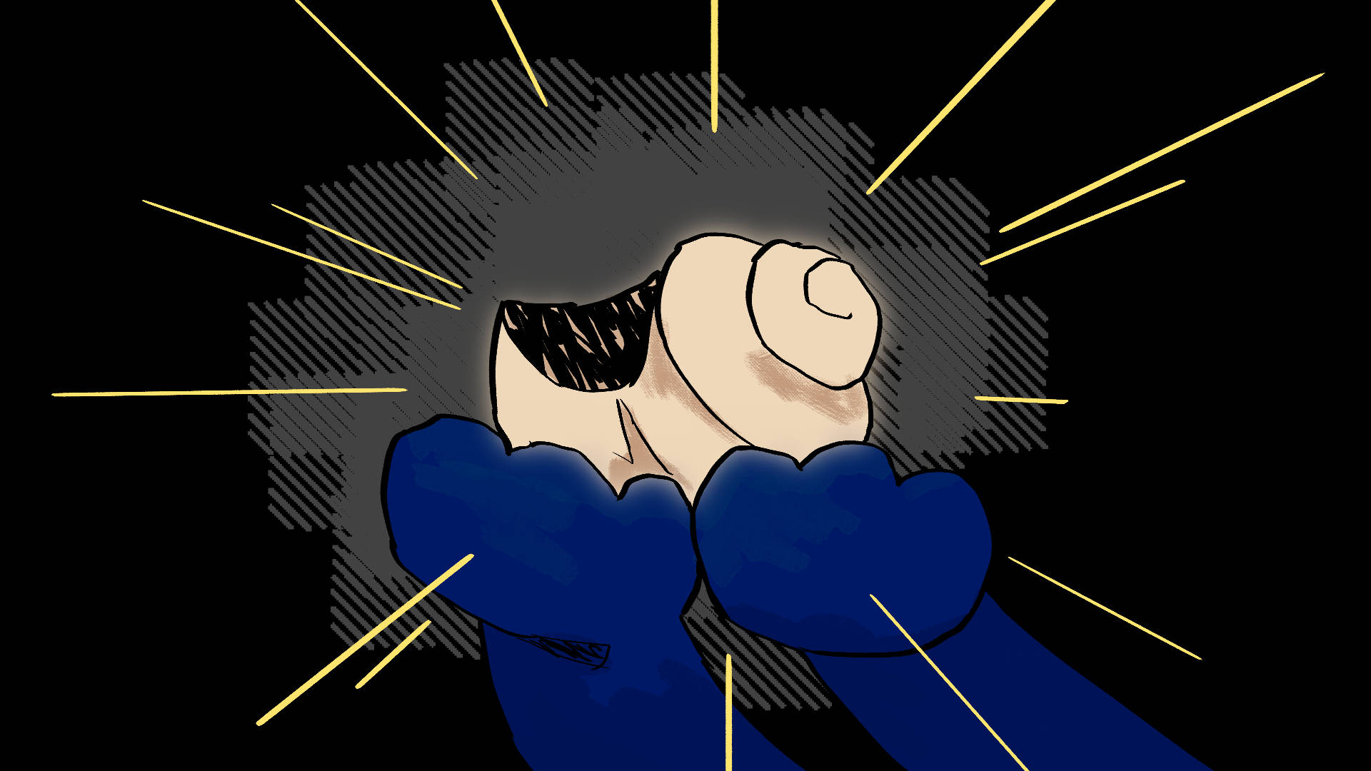 Lunar holding up a shell