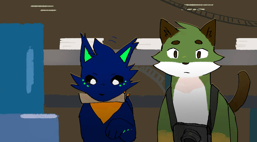 Lunar holding the paper